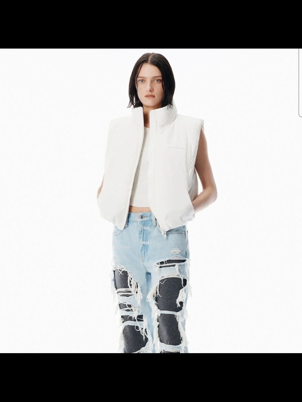 Off White Puffer Vest